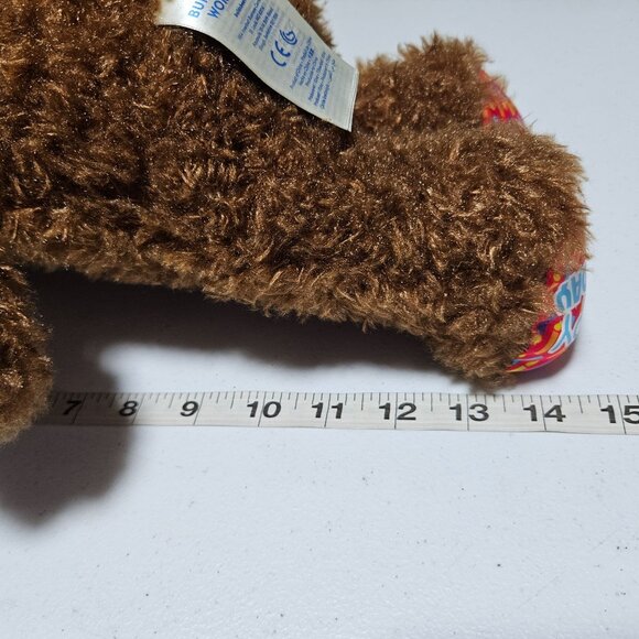 Build a Bear Happy Birthday Teddy Bear 14 inch Plush Blue T-Shirt Stuffed Animal - Picture 12 of 12